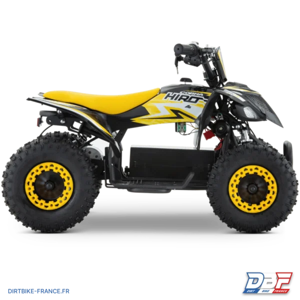 Quad enfant électrique hiro cobra 800w Jaune, photo 5 sur Dirt Bike France
