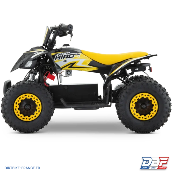 Quad enfant électrique hiro cobra 800w Jaune, photo 6 sur Dirt Bike France