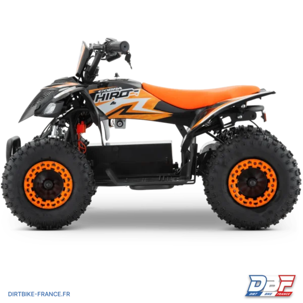 Quad enfant électrique hiro cobra 800w Orange, photo 6 sur Dirt Bike France