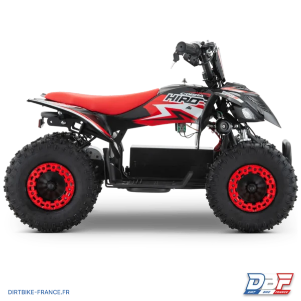 Quad enfant électrique hiro cobra 800w Rouge, photo 5 sur Dirt Bike France