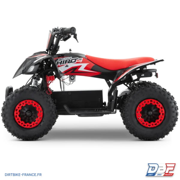 Quad enfant électrique hiro cobra 800w Rouge, photo 6 sur Dirt Bike France