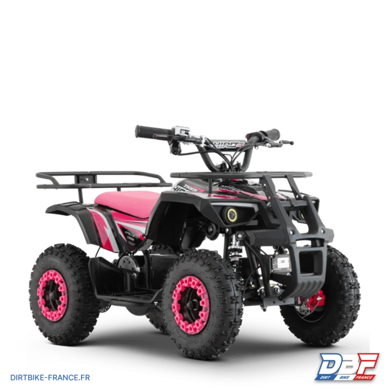 Quad enfant électrique hiro tiger 800w Rose, Dirt Bike France - Photo N°1
