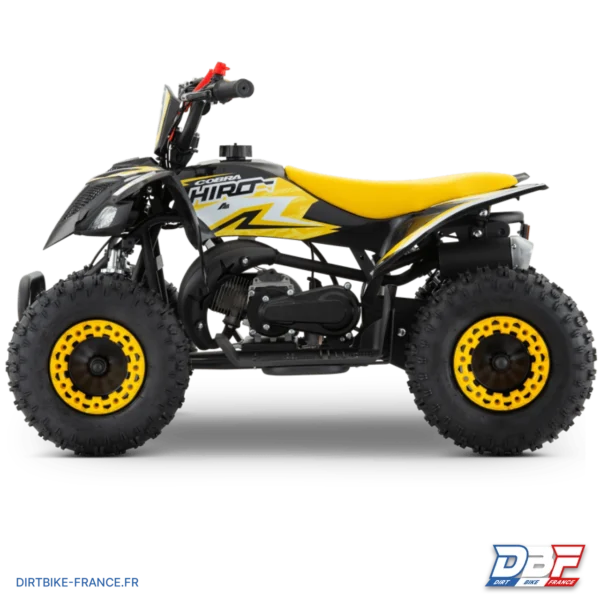 Quad enfant hiro cobra 49cc Jaune, photo 6 sur Dirt Bike France