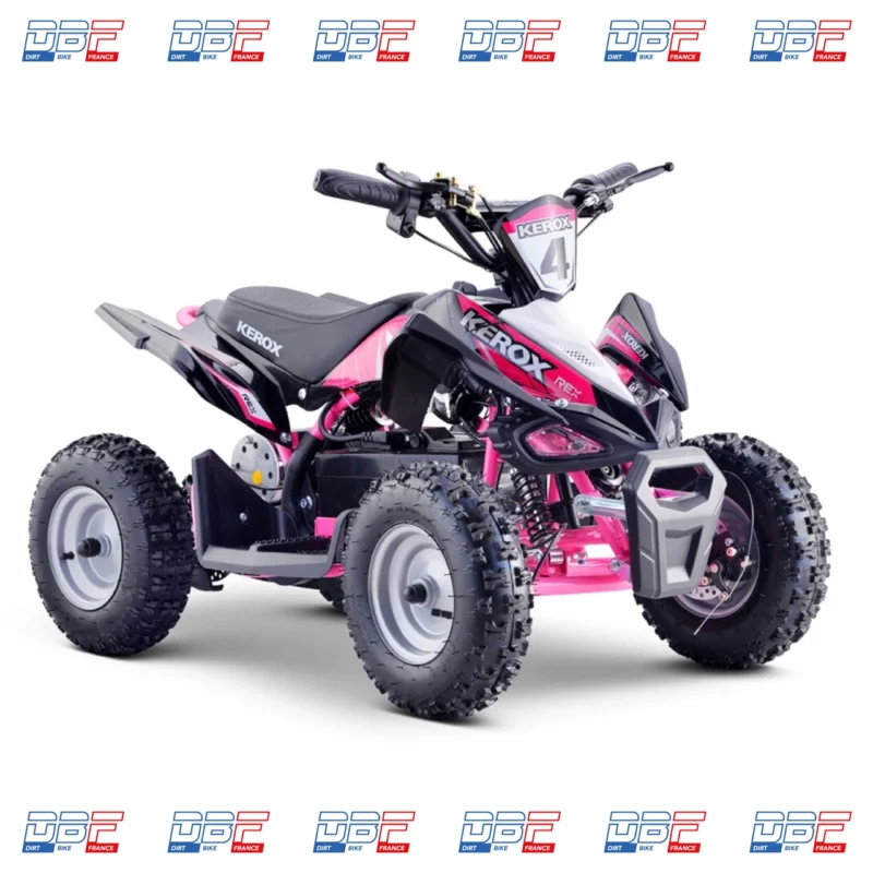 Quad pocket électrique KEROX E-Rex BW6 ROSE, Dirt Bike France - Photo N°1