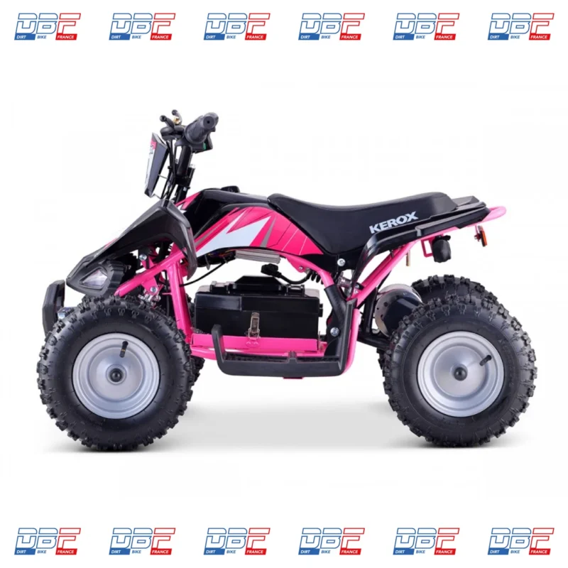 Quad pocket électrique KEROX E-Rex BW6 ROSE, Dirt Bike France - Photo N°4