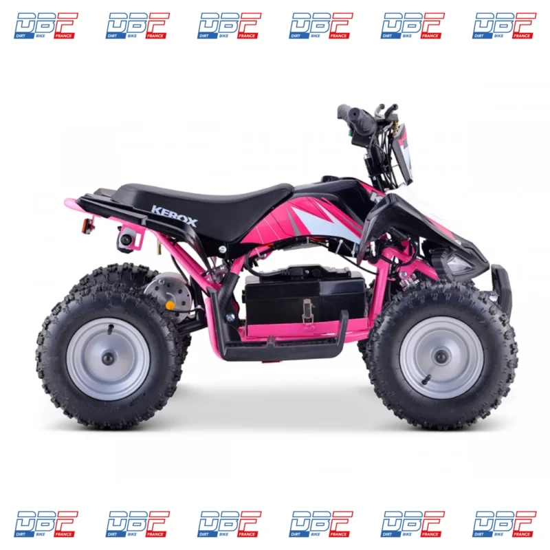 Quad pocket électrique KEROX E-Rex BW6 ROSE, Dirt Bike France - Photo N°6