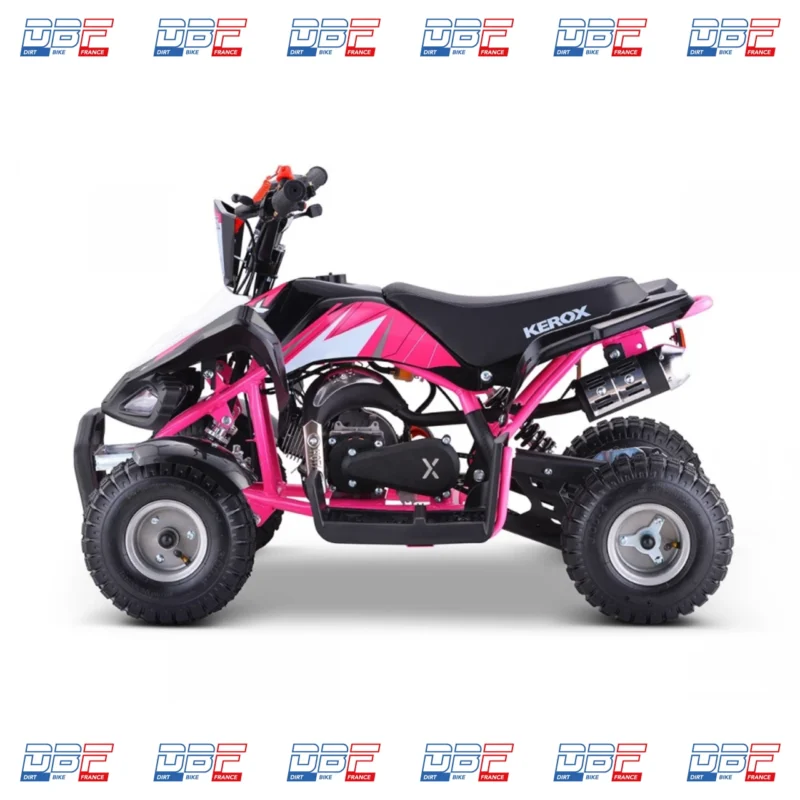 Quad pocket KEROX Rex 49cc ROSE, Dirt Bike France - Photo N°4