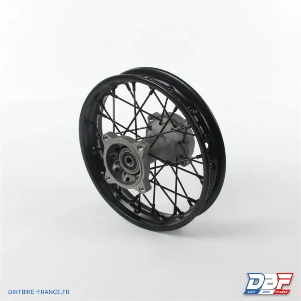 Roue arriere acier noire 10" - ø12, photo 1 sur Dirt Bike France
