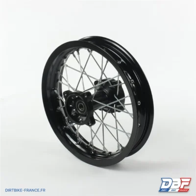 Roue arriere aluminium 12" ø15 Noir, photo 1 sur Dirt Bike France