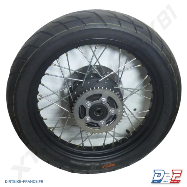 ROUE ARRIERE COMPLETE KIDEN 125CC MODELE M (JANTE17'+PNEU130/70-17+DISQUE+COURONNE), photo 1 sur Dirt Bike France