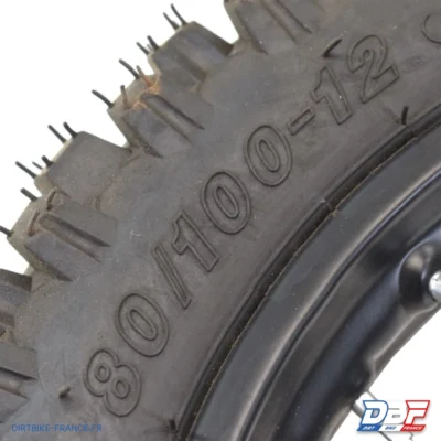 Roue avant 12" avec pneu 80/100, photo 1 sur Dirt Bike France