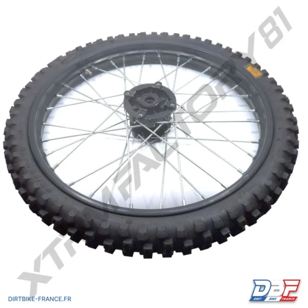 ROUE AVANT 19' 70/100-19 MOYEU NOIR ENTRAXE 10MM, photo 1 sur Dirt Bike France