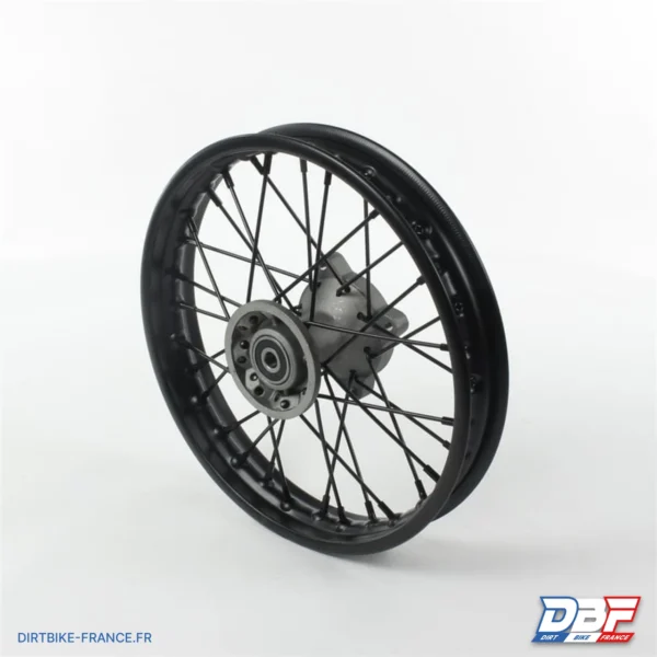 Roue avant acier 12" ø12 Noir, photo 1 sur Dirt Bike France