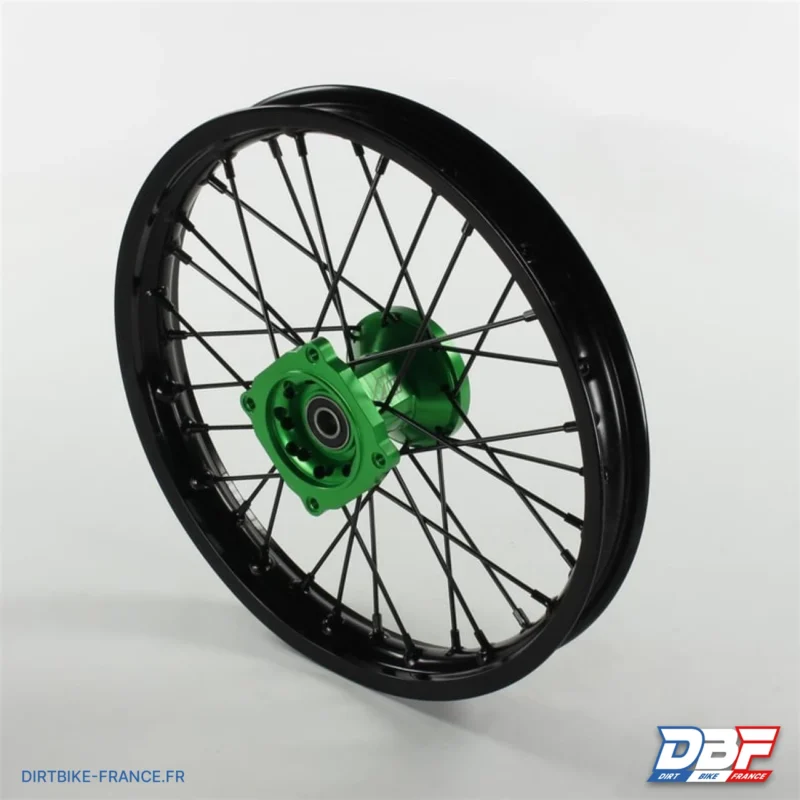 Roue avant aluminium 7116 volt racing moyeu 14″ ø15 Noir, Dirt Bike France - Photo N°1