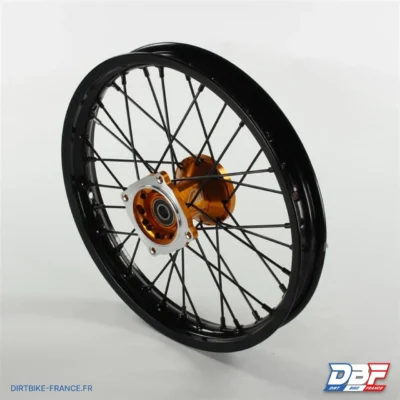 Roue avant aluminium 7116 volt racing moyeu 14" ø15 Or, photo 1 sur Dirt Bike France