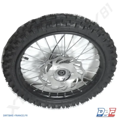 ROUE AVANT COMPLETE 14' PNEU60/100-14+JANTE14'+CHAMBRE+DISQUE, photo 1 sur Dirt Bike France