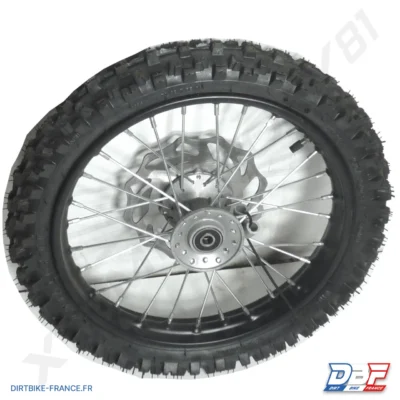 ROUE AVANT COMPLETE 14' PNEU60/100-14+JANTE14'+CHAMBRE+DISQUE, photo 2 sur Dirt Bike France