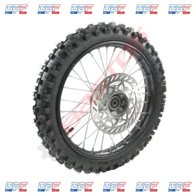 Roue avant complète diamètre 17' axe 15 mm Dirt Bike France