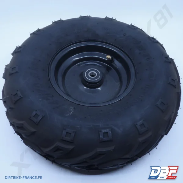 ROUE AVANT DROITE COMPLETE BUGGY 16 0CC JANTE AVANT 6'+PNEU 145/70-6, photo 1 sur Dirt Bike France