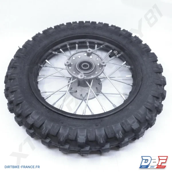ROUE AVANT M50 10/10 JANTE10'+PNEU2.50-10+CHAMBRE A AIR, photo 1 sur Dirt Bike France