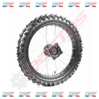 Roue avant seule 14' axe 12mm Dirt Bike France