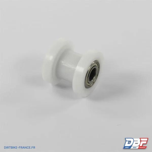 Roulette de chaine blanche - 10mm, photo 1 sur Dirt Bike France