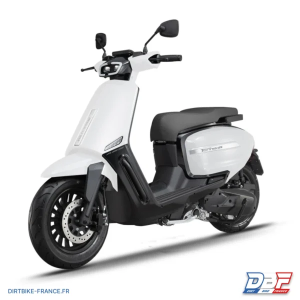 Scooter 125cc Velocifero Tennis, Blanc, photo 3 sur Dirt Bike France