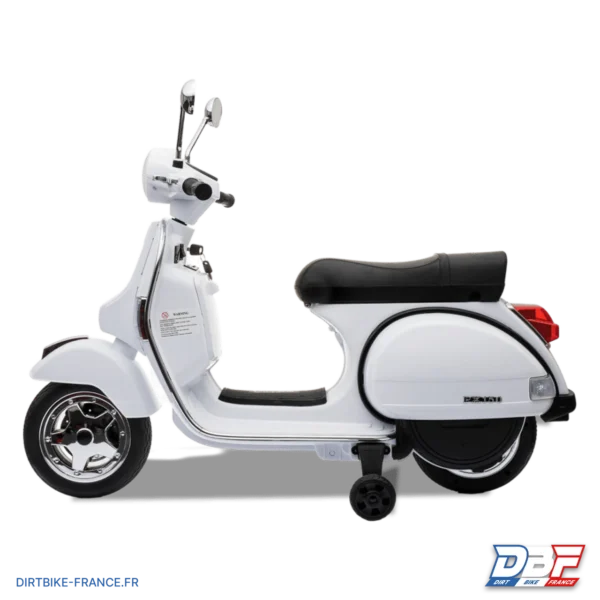 Scooter électrique enfant piaggio vespa px150 Blanc, photo 5 sur Dirt Bike France