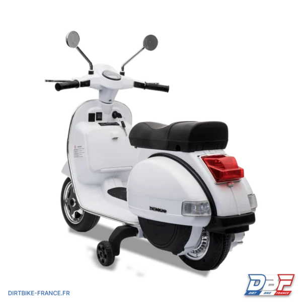 Scooter électrique enfant piaggio vespa px150 Blanc, photo 6 sur Dirt Bike France