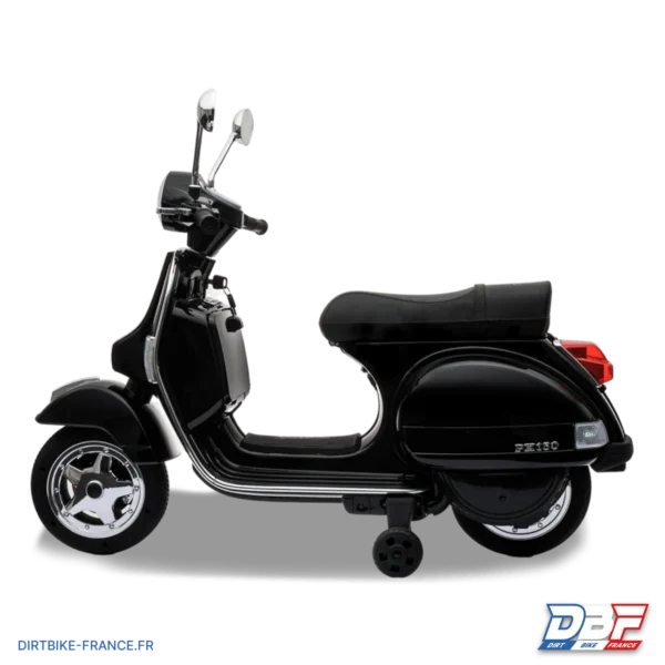 Scooter électrique enfant piaggio vespa px150 Noir, photo 6 sur Dirt Bike France