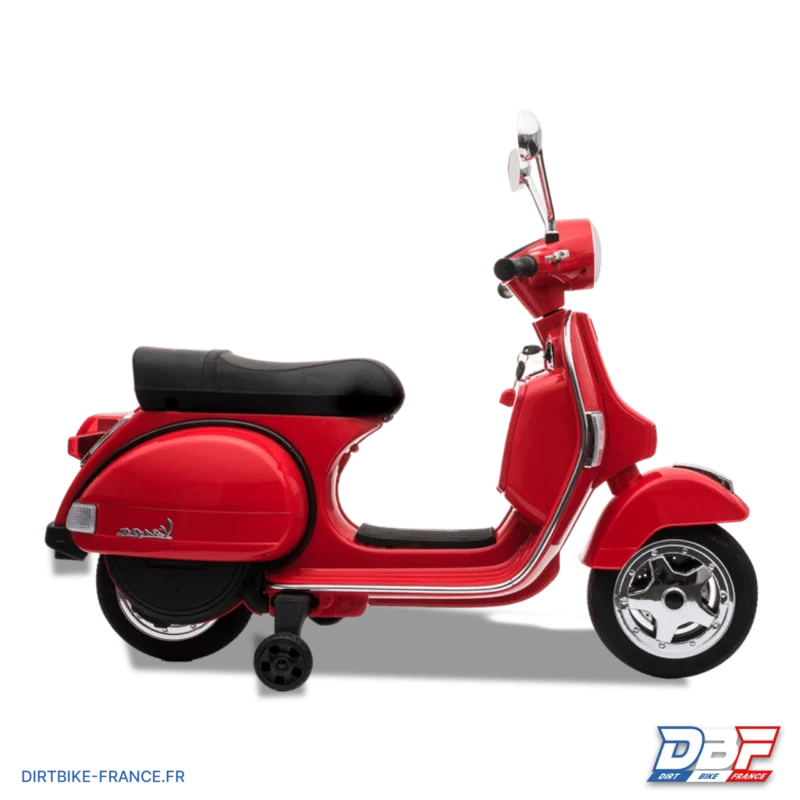 Scooter électrique enfant piaggio vespa px150 Rouge, Dirt Bike France - Photo N°5