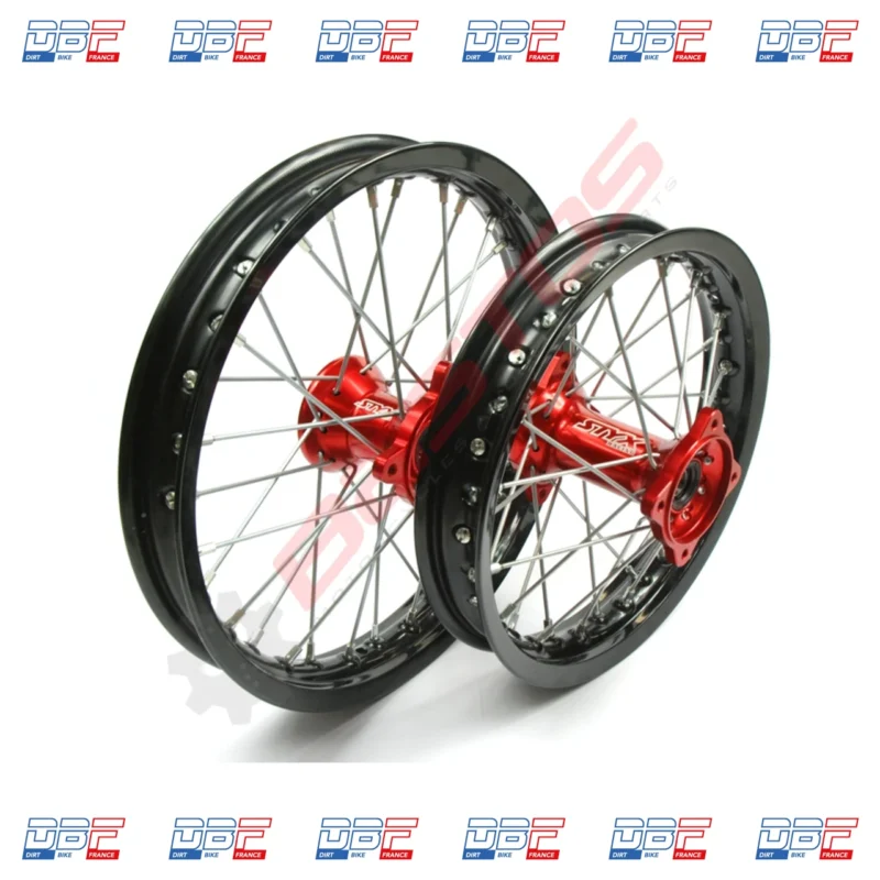 Set de jantes STYX Racing arrière 12′ + avant 14′, Dirt Bike France - Photo N°1