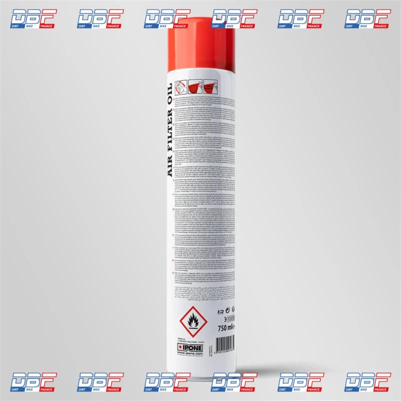 Spray protecteur filtre à air ipone 750 ml, Dirt Bike France - Photo N°2