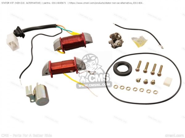 STATOR KIT (NON O.E. ALTERNATIVE) | partno. 03114045671  | https://www.cmsnl.com/products/stator-non-oe-alternative_03114045671/CMS – Parts For A Better Ridecmsnl.com