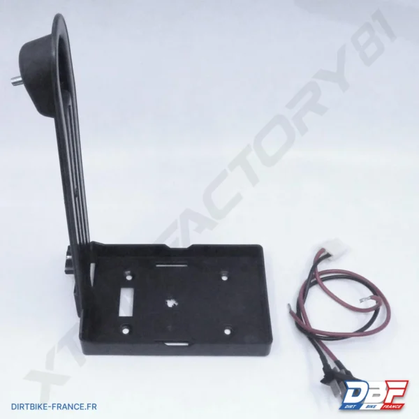 SUPPORT PACK BATTERIE+ CONNECTIQUE BIBOU 800W, photo 1 sur Dirt Bike France