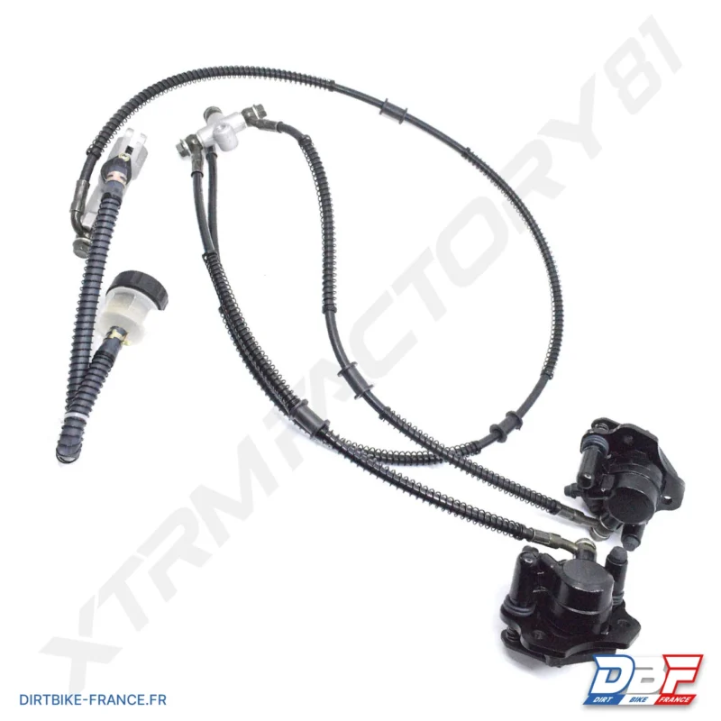SYSTEME DE FREINAGE AVANT JEEP ENTRAXE ETRIER 65MM, Dirt Bike France - Photo N°1