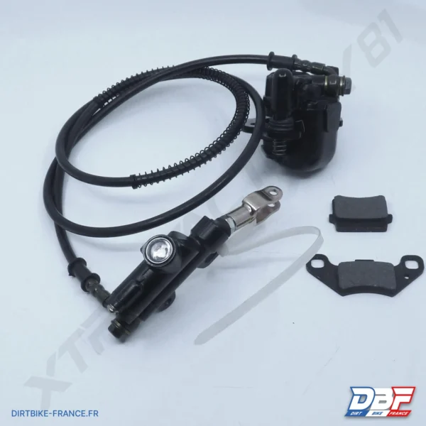 SYSTEME FREIN ARRIERE COMPLET KART 80CC/ELECTRIQUE ENTRAXE ETRIER 65MM, photo 1 sur Dirt Bike France