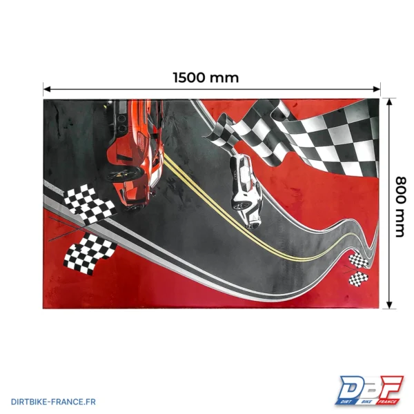 Tapis AUDI chambre enfant, photo 4 sur Dirt Bike France