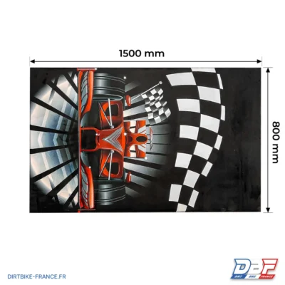 Tapis F1 chambre enfant, photo 4 sur Dirt Bike France