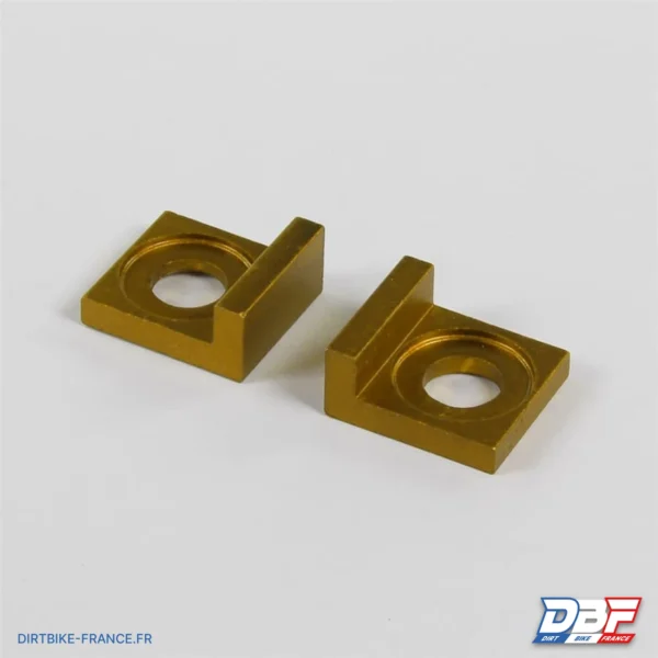 Tendeurs alu de chaine or - ø12mm, photo 1 sur Dirt Bike France