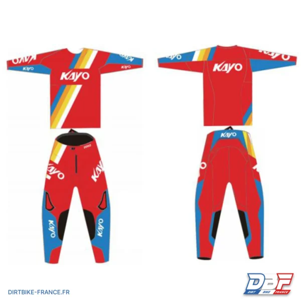 Tenue KAYO maillot + pantalon enfant, photo 1 sur Dirt Bike France