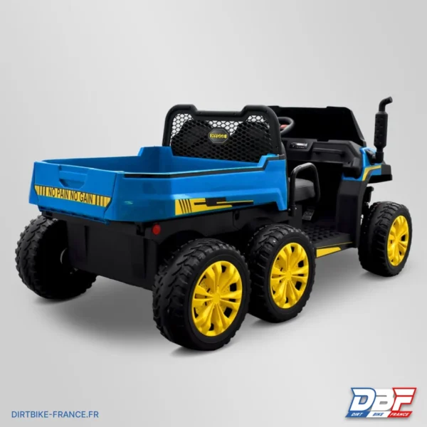 Tracteur électrique enfant 6x6 avec benne basculante Bleu, photo 5 sur Dirt Bike France
