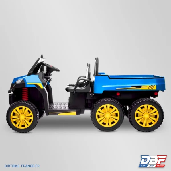 Tracteur électrique enfant 6x6 avec benne basculante Bleu, photo 7 sur Dirt Bike France