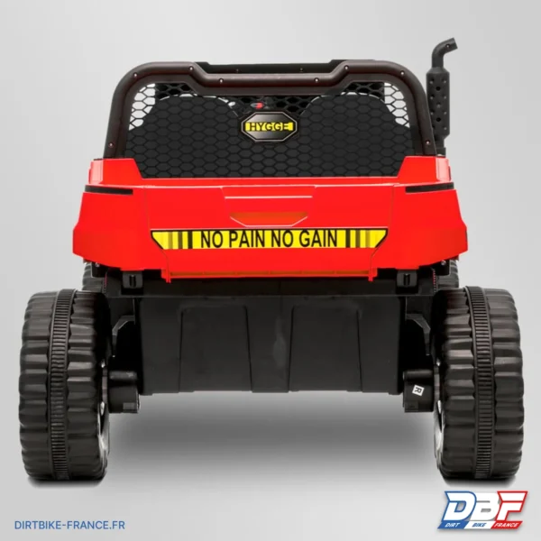 Tracteur électrique enfant 6x6 avec benne basculante Rouge, photo 4 sur Dirt Bike France