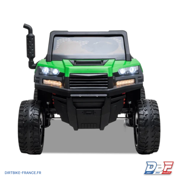 Tracteur électrique enfant 6x6 avec benne basculante Vert, photo 2 sur Dirt Bike France