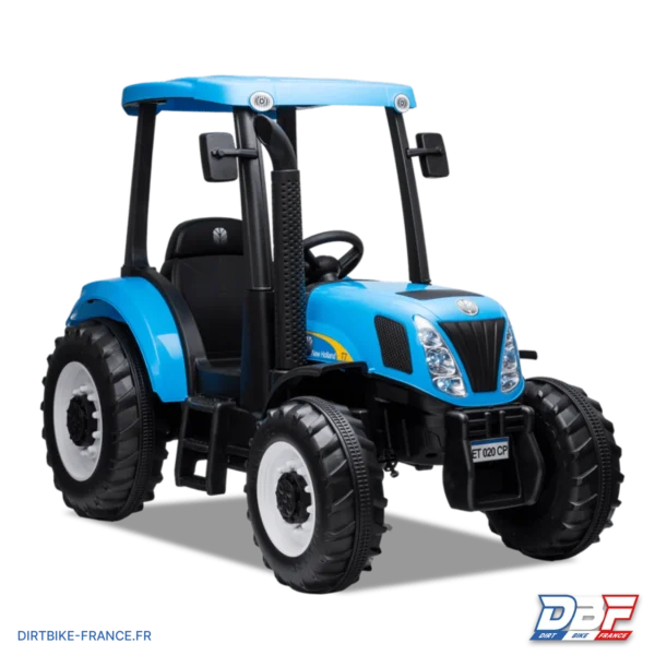 Tracteur électrique enfant new holland t7 Bleu, photo 1 sur Dirt Bike France