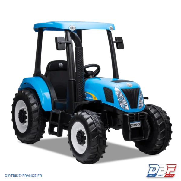 Tracteur électrique enfant new holland t7 Bleu, photo 1 sur Dirt Bike France