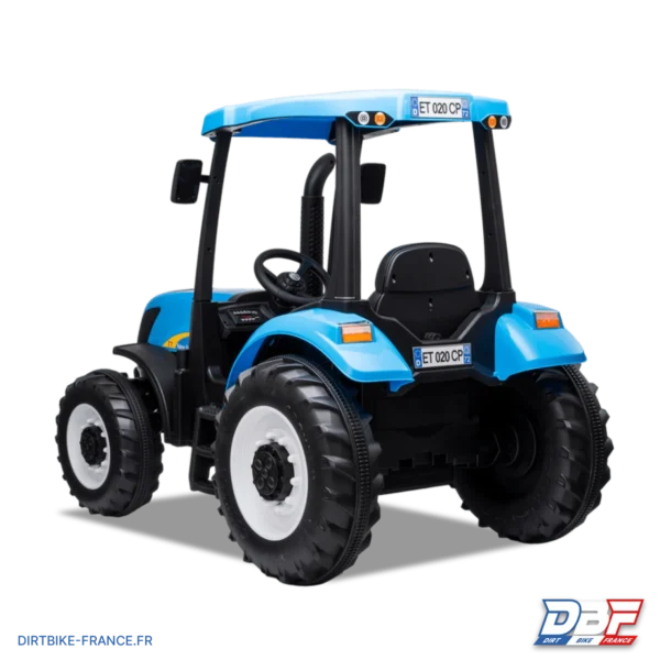 Tracteur électrique enfant new holland t7 Bleu, photo 4 sur Dirt Bike France