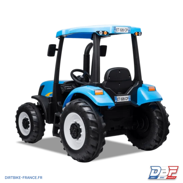 Tracteur électrique enfant new holland t7 Bleu, photo 5 sur Dirt Bike France