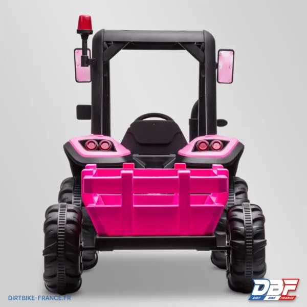 Tracteur enfant électrique agricole xl avec remorque Rose, photo 4 sur Dirt Bike France